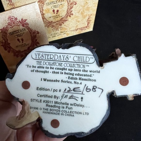 Yesterday's Child - The Dollstone Collection Figurine - Picture 2 of 3